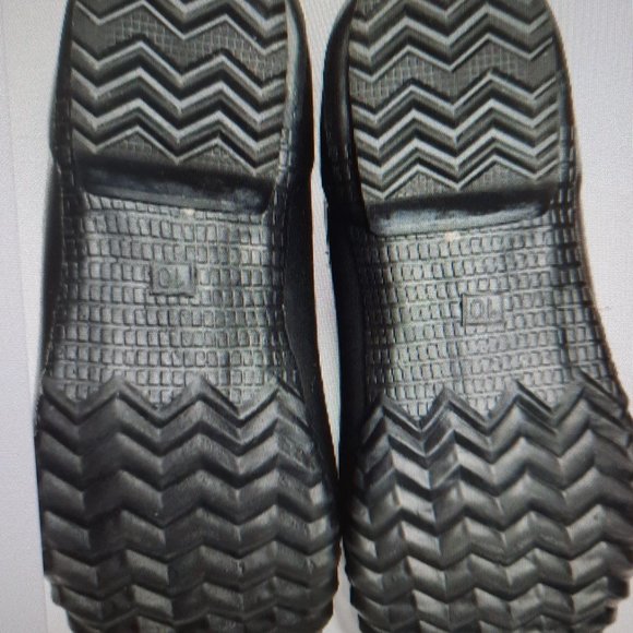 Chooka Eastlake Wool Quilted Duck Boots Waterproof Blk/Gray Duck Boots Size 10 - Picture 11 of 11